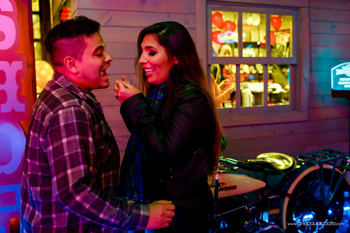 Pre wedding no museu Harley Davidson em Gramado
