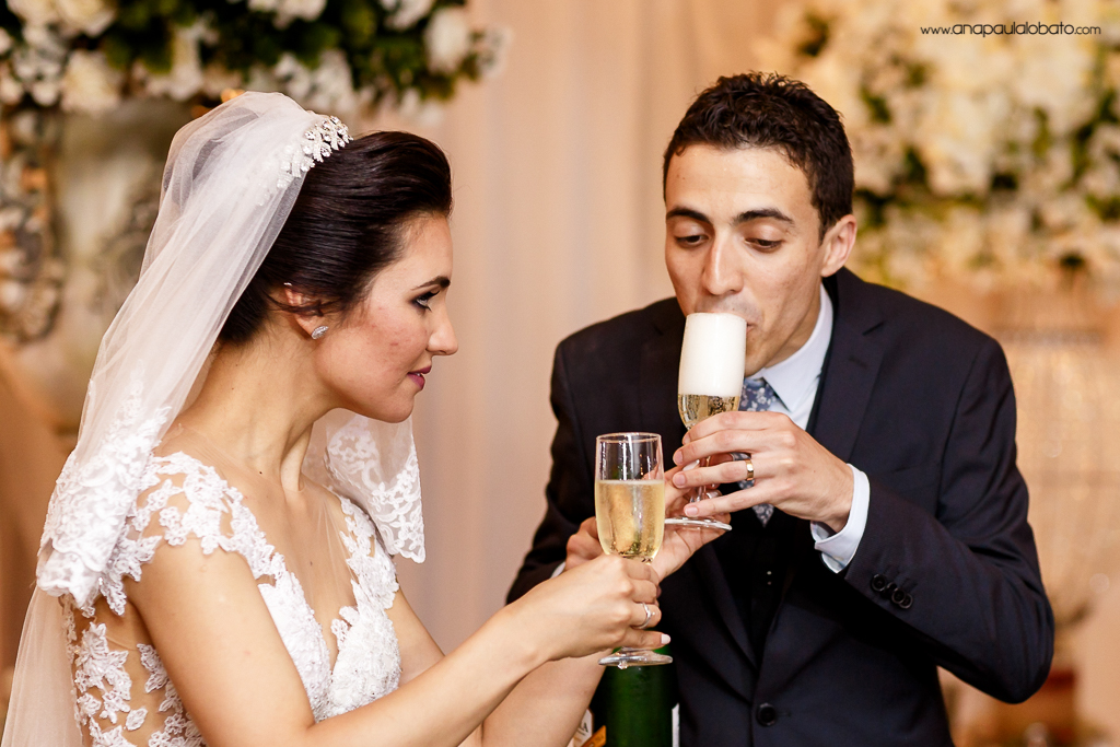brinde dos noivos