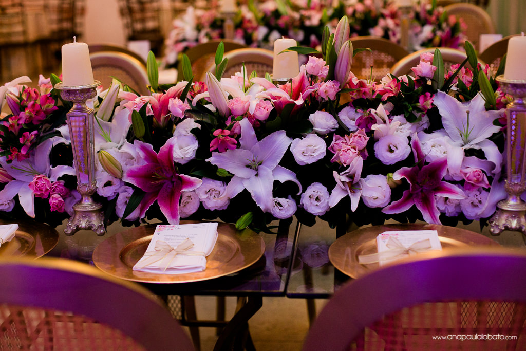 decoração casamento flores