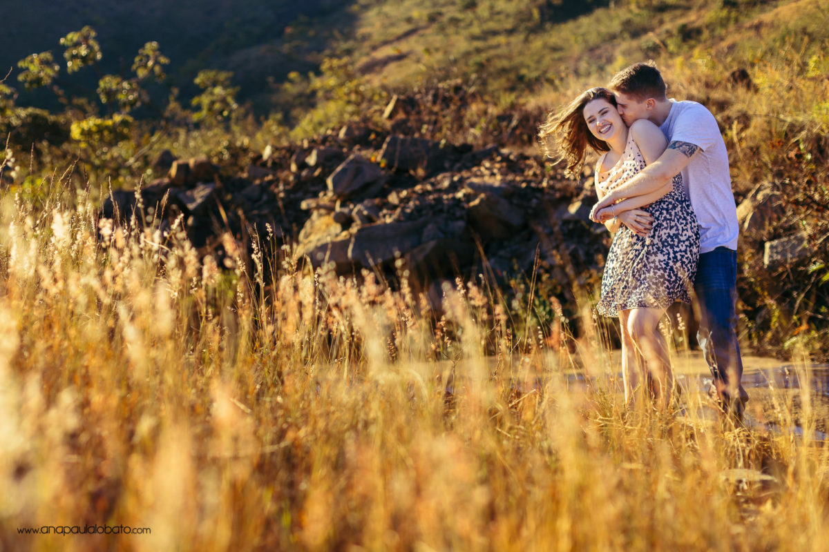 fun engagement photos in the nature