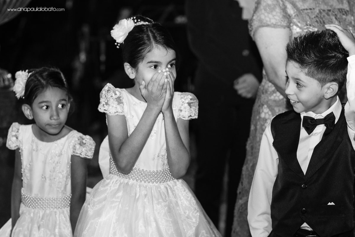 surpresa daminhas e pajem