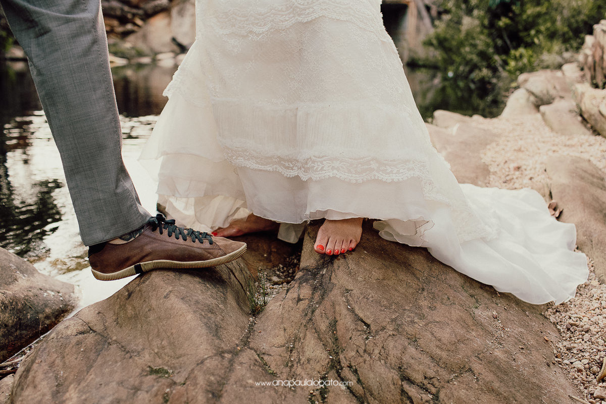 pos wedding com água