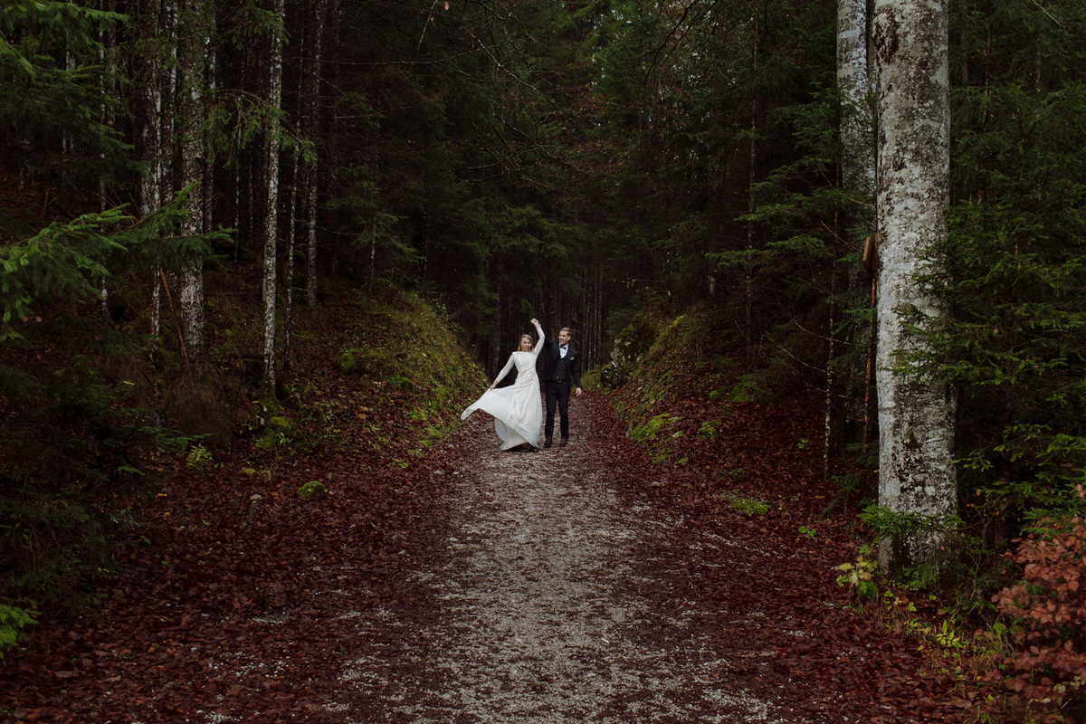 forest wedding inspiration in germany