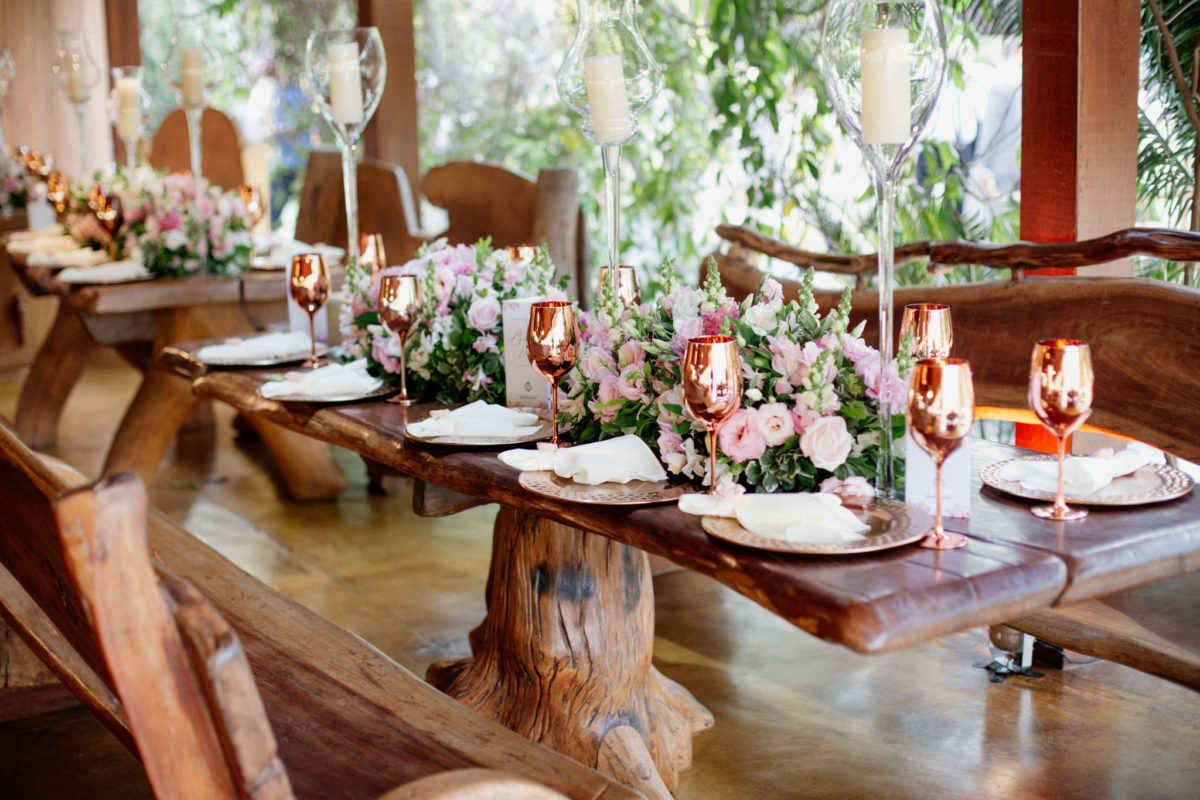 wedding table dekor