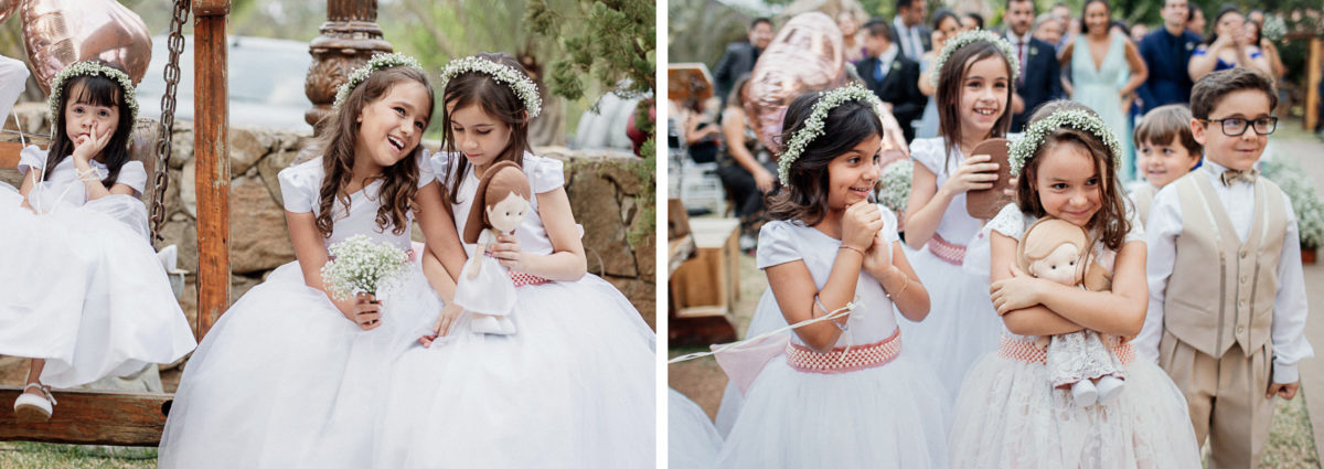 sweet kids in a wedding
