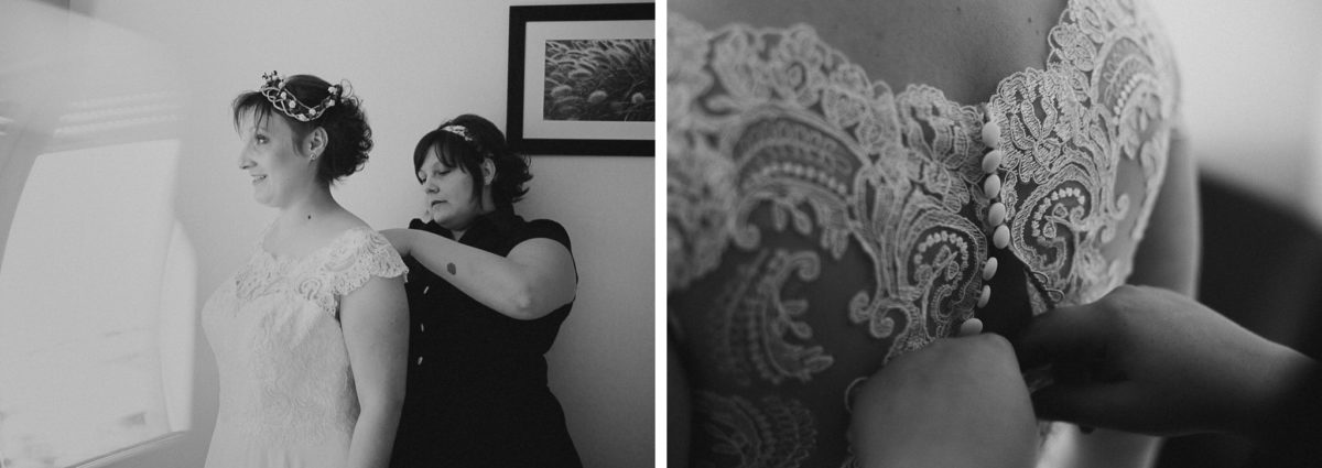 wedding dress details