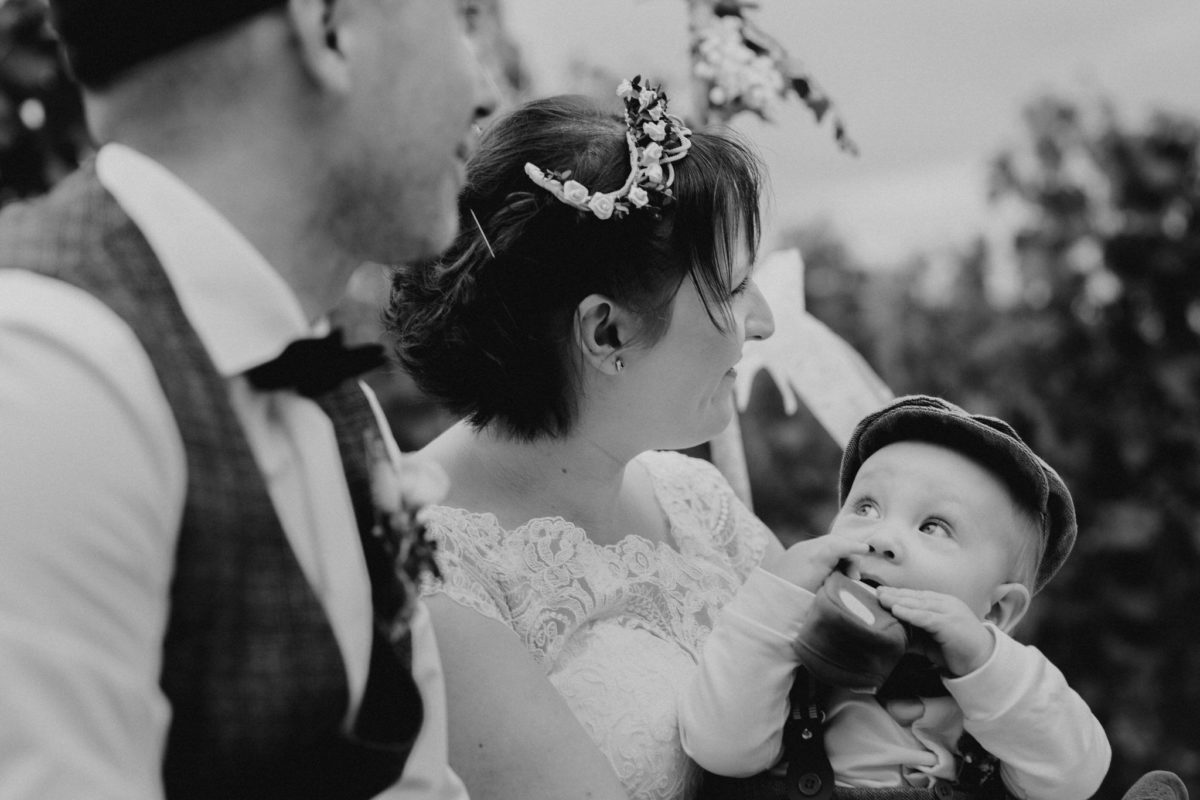 sweet moments at a wedding
