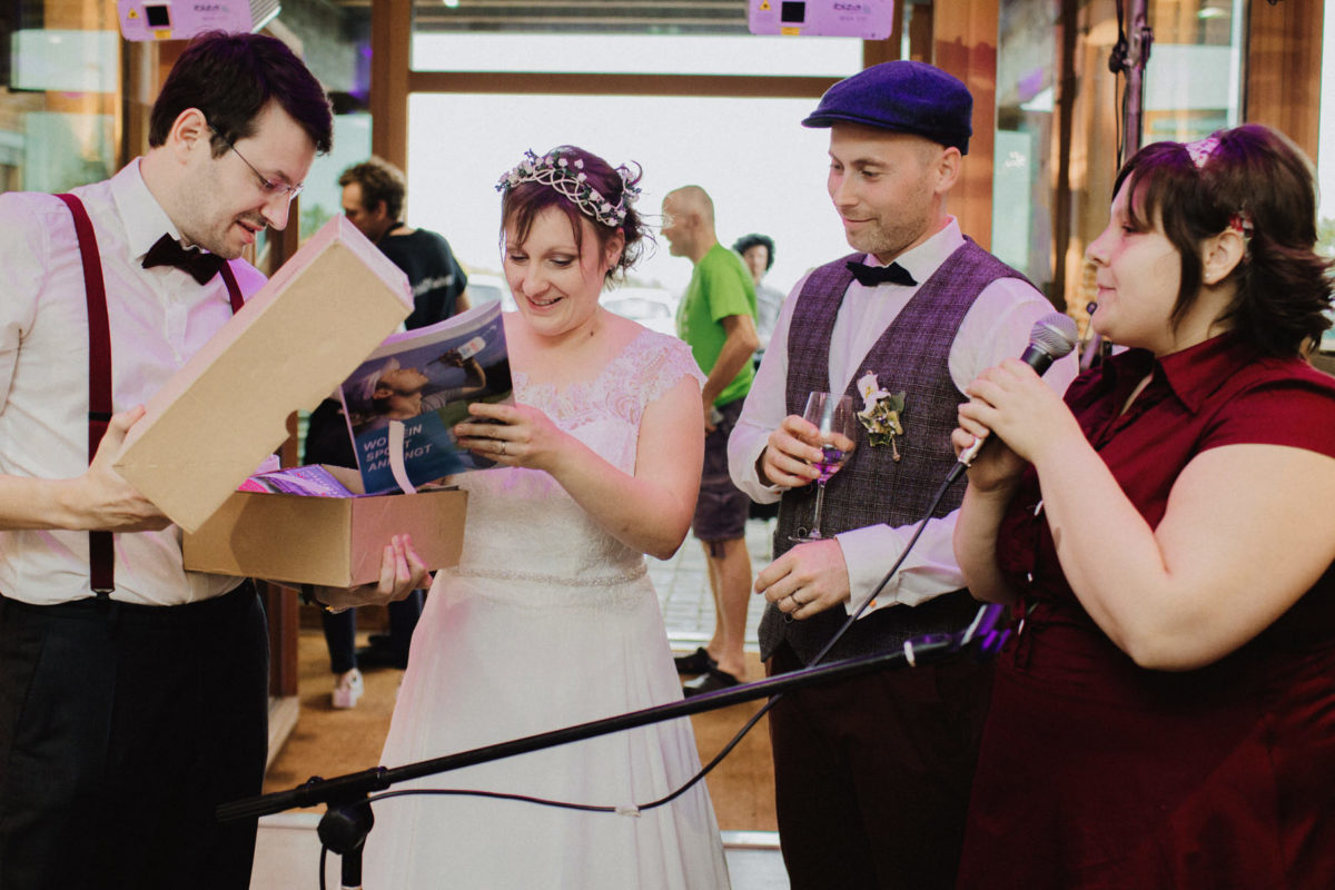 surprise for the bridegroom