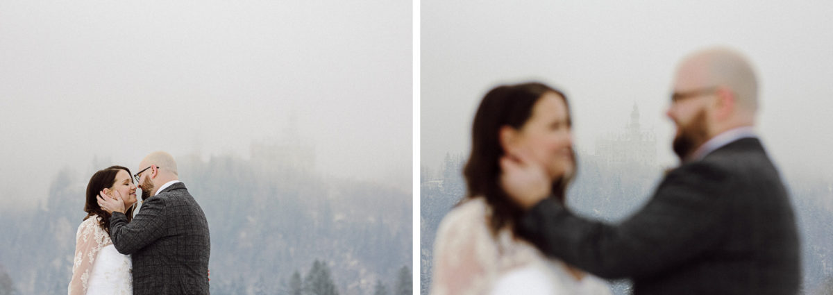casando no castelo Neuschwanstein