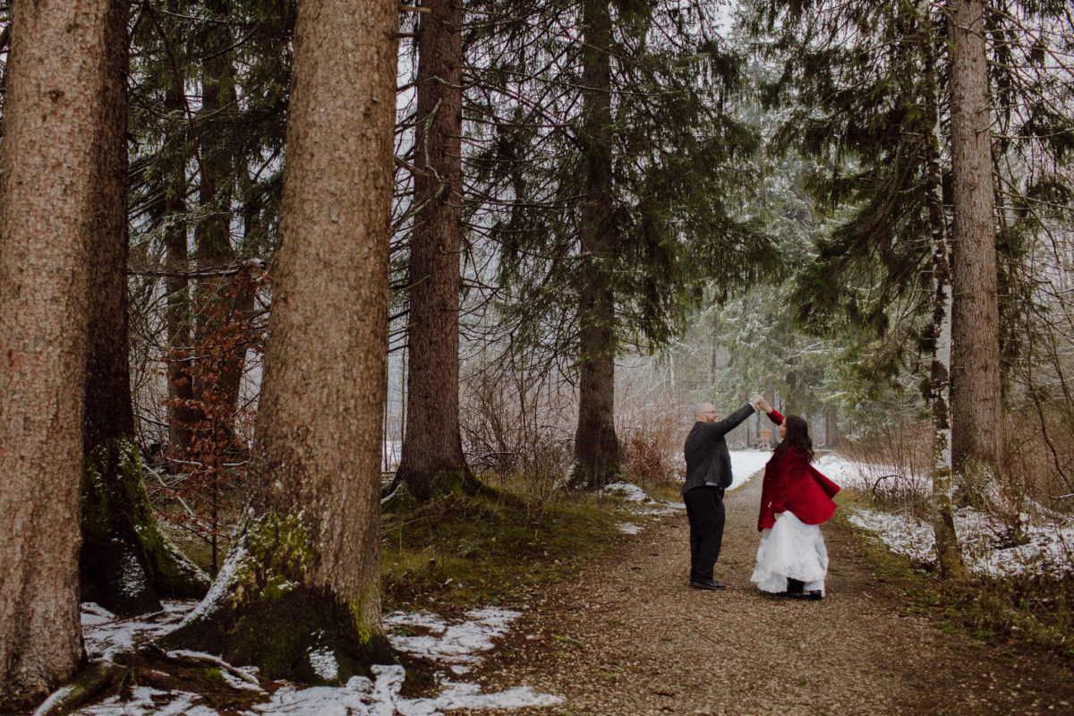 fotos de casamento na floresta