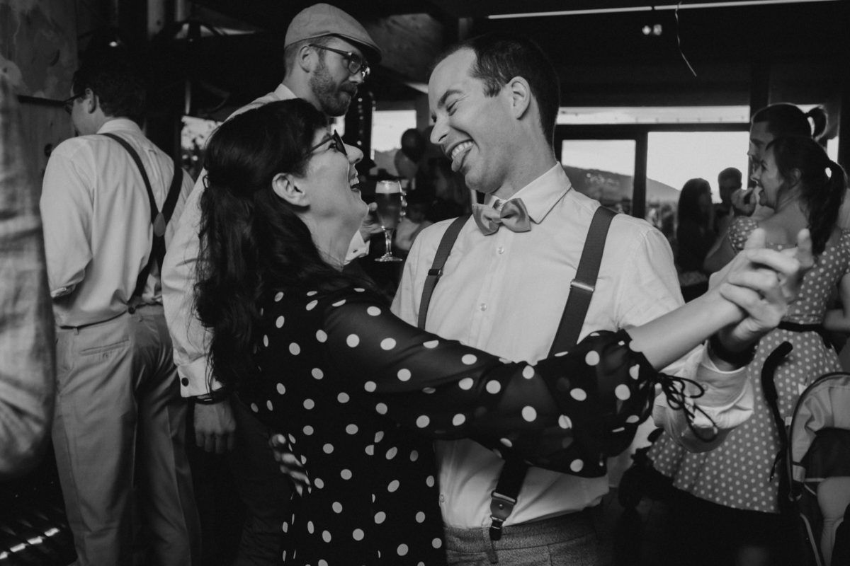 happy dancing moment in the wedding