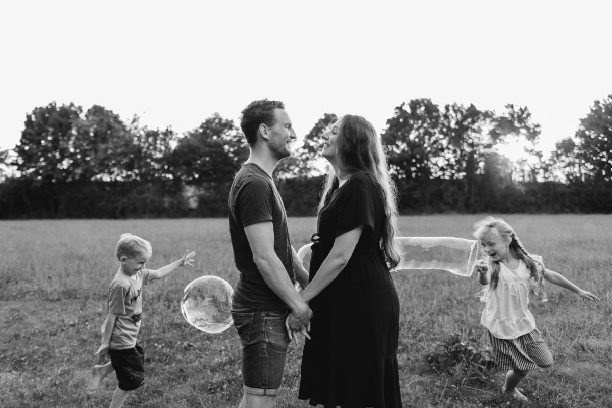 unique family moment